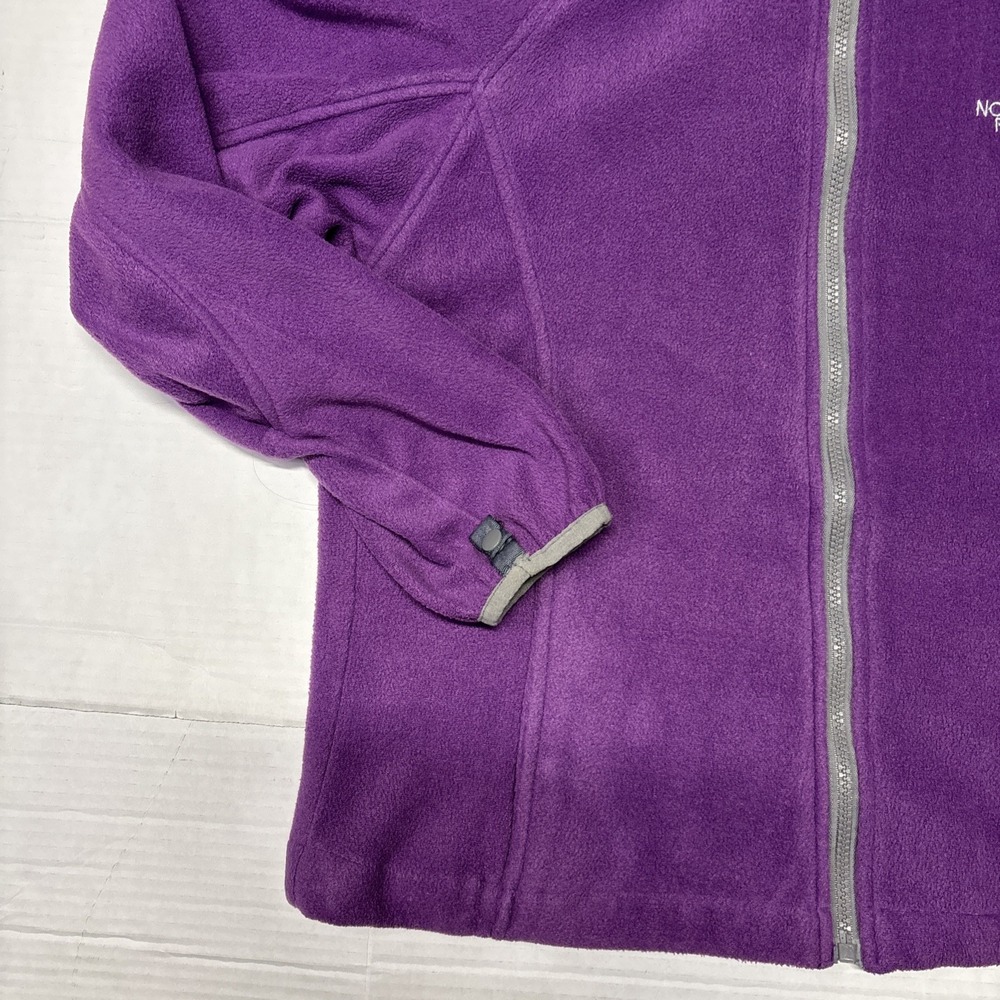 The North Face Summit Series Purple Fleece Full Zip Jacket Women's M Medium - Picture 4 of 11